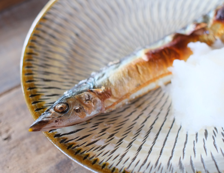 サンマの塩焼き